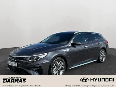 Gebraucht Kia Optima Spirit 154 PS (113 kW) 2021 Platinum graphite perleffekt Kombi