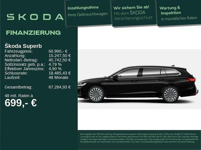 Schwarz Neu 2025 Skoda Superb LAURIN & KLEMENT Kombi | 60.990 €