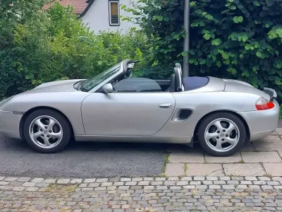 Gebraucht Porsche Boxster 220 PS (161 kW) 2001 Grau Cabrio