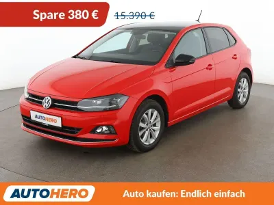 Gebraucht VW Polo Highline 95 PS (69 kW) 2020 Rot Kleinwagen
