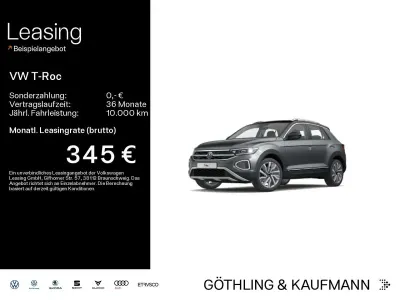 Gebraucht VW T-Roc Style 150 PS (110 kW) 2022 Grau SUV