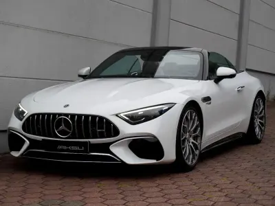 Gebraucht Mercedes SL63 AMG Premium Plus 585 PS (430 kW) 2023 Weiß Cabrio