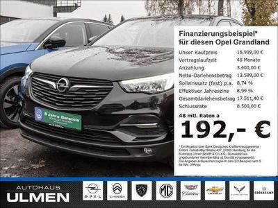 gebraucht Opel Grandland X Edition 1.2 Turbo Navi-Link-Tom Alurad Voll-LED Klimaauto.+SHZ PDCvo+hi+Cam Tempomat