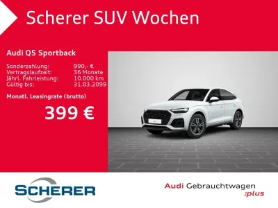 Gebraucht Audi Q5 Sportback Comfort 286 PS (210 kW) 2025 Gletscherweiß metallic (metallic) SUV