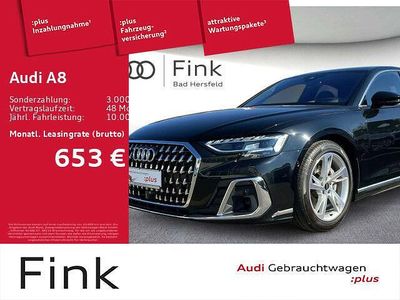 Mythosschwarz metallic Gebraucht 2024 Audi A8 Ambiente Limousine | 66.950 € (Guter Preis)