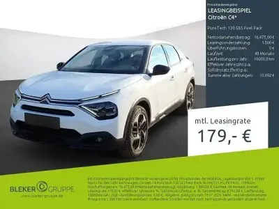 Gebraucht Citroën C4 Feel 131 PS (96 kW) 2023 Weiß Limousine
