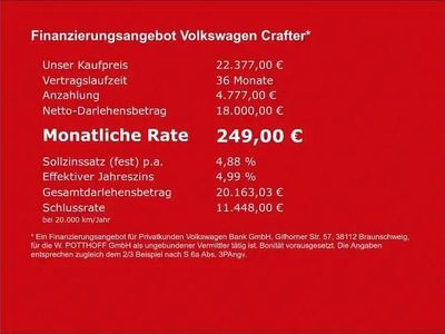 Begagnad VW Crafter 140 HK (102 kW) 2021 Vit Van