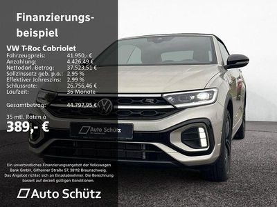 Neu VW T-Roc Cabriolet R-line 150 PS (110 kW) 2025 Silber Cabrio