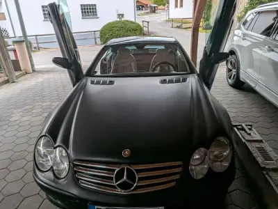 Gebraucht Mercedes SL500 2001 Schwarz Coupé