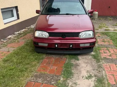 Gebraucht VW Golf III 60 PS (44 kW) 1997 Rot Kleinwagen