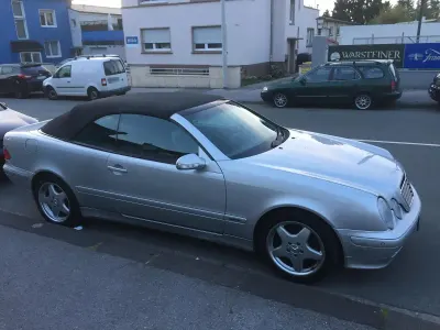 Gebraucht Mercedes CLK200 163 PS (119 kW) 2001 Silber Cabrio