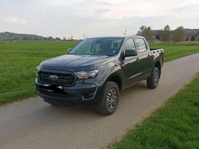 Brugt Ford Ranger XL 170 HK (125 kW) 2022 Sort Pickup / Ladvogn