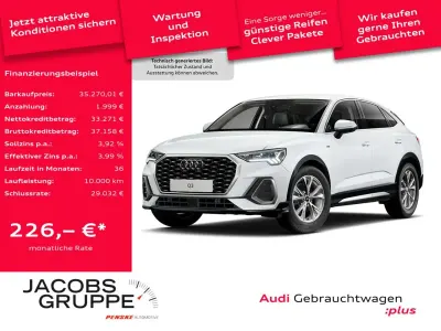 Gebraucht Audi Q3 Sportback Design 150 PS (110 kW) 2025 Gletscherweiß metallic SUV