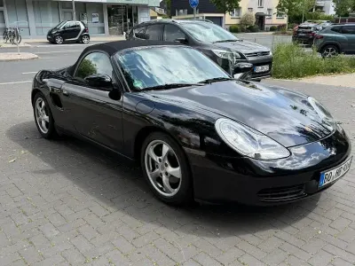 Gebraucht Porsche Boxster 228 PS (167 kW) 2002 Schwarz Cabrio