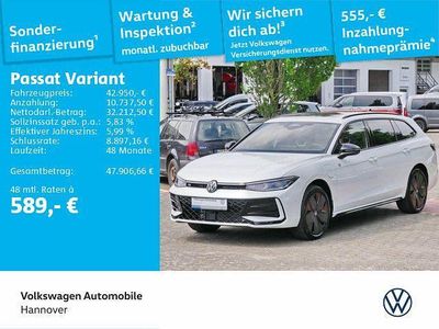 Gebraucht VW Passat R-line 177 PS (130 kW) 2024 Oryxweiß perlmutteffekt Kombi