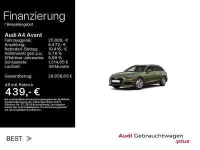 Gebraucht Audi A4 Ambiente 163 PS (119 kW) 2023 Distriktgrün metallic (metallic) Kombi