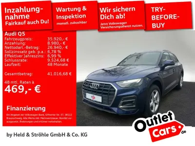 Gebraucht Audi Q5 204 PS (150 kW) 2023 Navarrablau metallic SUV
