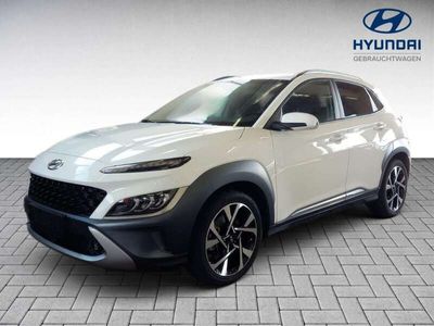 gebraucht Hyundai Kona PRIME 2WD 1.6 Turbo DCT HUD Navi digitales Cockpit Soundsystem LED Scheinwerferreg.