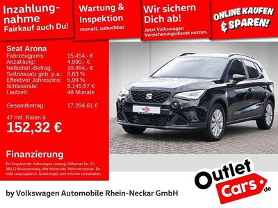 Gebraucht Seat Arona Style 110 PS (80 kW) 2022 Schwarz SUV