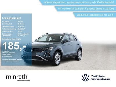 Gebraucht VW T-Roc Life 116 PS (85 kW) 2024 Blau SUV