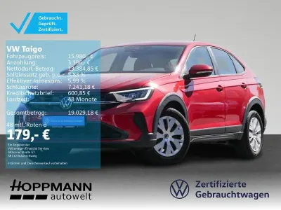 Käytetty VW Taigo Basis 95 HP (69 kW) 2022 Punainen Katumaasturi