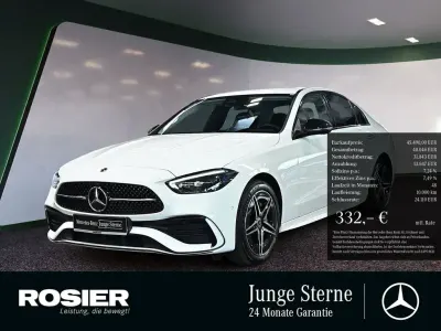 Używany Mercedes C300e AMG 313 KM (230 kW) 2025 Biały Sedan/Limuzyna