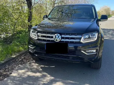 Brugt VW Amarok 204 HK (150 kW) 2018 Sort Pickup / Ladvogn