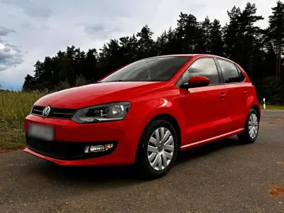 Gebraucht VW Polo 69 PS (50 kW) 2009 Rot Kleinwagen