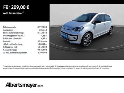 Gebraucht VW up! Cup 75 PS (55 kW) 2013 Silber Kleinwagen