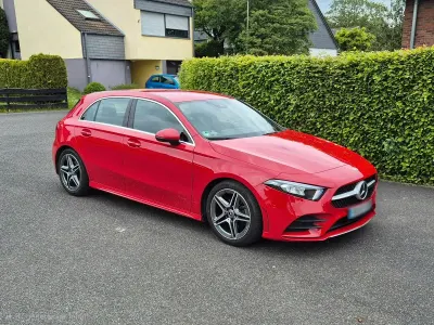 Używany Mercedes A180 AMG Edition 1 136 KM (100 kW) 2018 Czerwony Sedan/Limuzyna