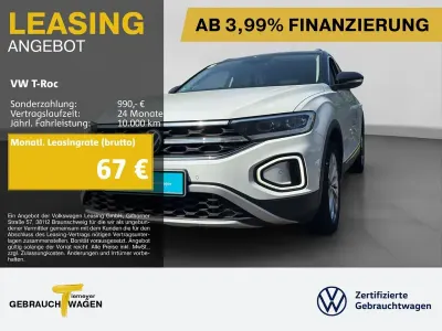 Gebraucht VW T-Roc Style 110 PS (80 kW) 2023 Weiß SUV