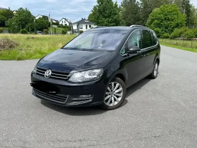 Gebraucht VW Sharan Highline 150 PS (110 kW) 2017 Schwarz Van / Kleinbus