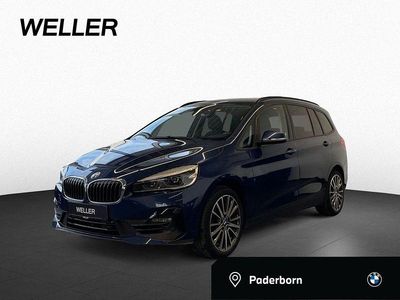 Gebraucht BMW 218 Gran Tourer Advantage 136 PS (100 kW) 2021 Phytonicblau (blau) Van / Kleinbus