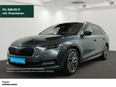 Brugt Skoda Octavia Clever 150 HK (110 kW) 2021 Grå Stationcar