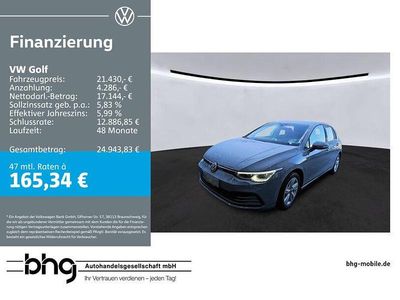 Gebraucht VW Golf VIII Life 150 PS (110 kW) 2022 Grau Limousine