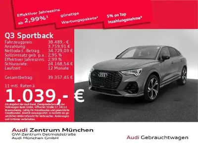 Gebraucht Audi Q3 Sportback Ambiente 200 PS (147 kW) 2021 Chronosgrau metallic SUV