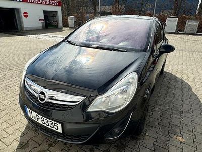 Gebraucht Opel Corsa Edition 101 PS (74 kW) 2012 Schwarz Kleinwagen