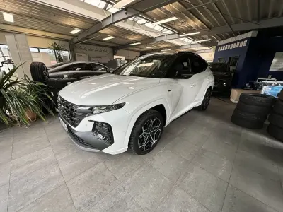 Gebraucht Hyundai Tucson N Line 265 PS (194 kW) 2023 Weiß SUV