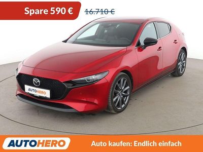 Gebraucht Mazda 3 Selection 122 PS (89 kW) 2019 Rot Limousine