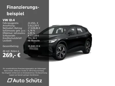 Gebraucht VW ID.4 Pure 125 kW (170 PS) 2022 Schwarz SUV