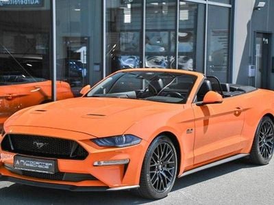 Usata Ford Mustang GT 450 CV (330 kW) 2020 Arancione Cabrio