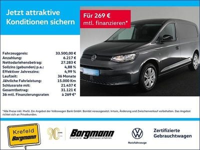 Neu VW Caddy Maxi 122 PS (89 kW) 2026 Grau / indiumgrau Van / Kleinbus