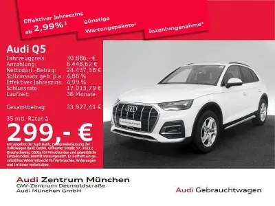 Brugt Audi Q5 Advanced 299 HK (219 kW) 2022 Hvid SUV