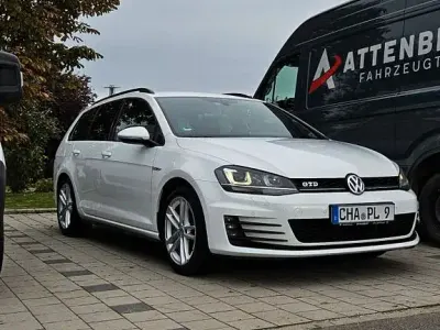 Usata VW Golf VII GTD 184 CV (135 kW) 2015 Bianco Station wagon