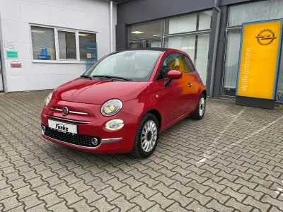Używany Fiat 500C Lounge 69 KM (50 kW) 2018 Czerwony Kabriolet