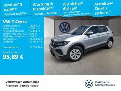 Gebraucht VW T-Cross Basis 95 PS (69 kW) 2025 Silber SUV