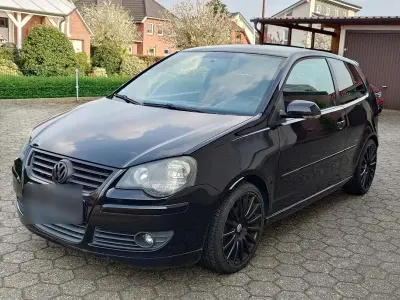 Gebraucht VW Polo 59 PS (43 kW) 2008 Schwarz Kleinwagen