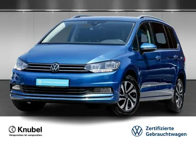 Gebraucht VW Touran Active 122 PS (89 kW) 2021 Blau Van / Kleinbus