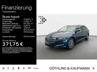 Gebraucht Skoda Superb Style 200 PS (147 kW) 2023 Lavablau metallic Kombi