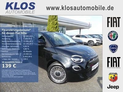 Gebraucht Fiat 500e Icon 69 kW (95 PS) 2023 Schwarz Limousine